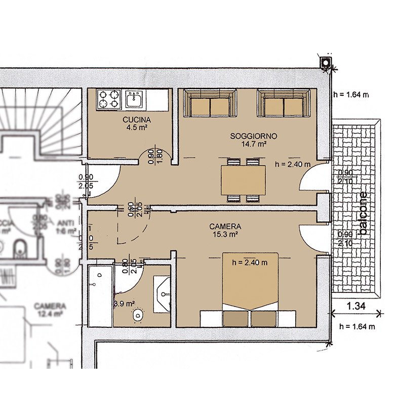 Grundriss Wohnung